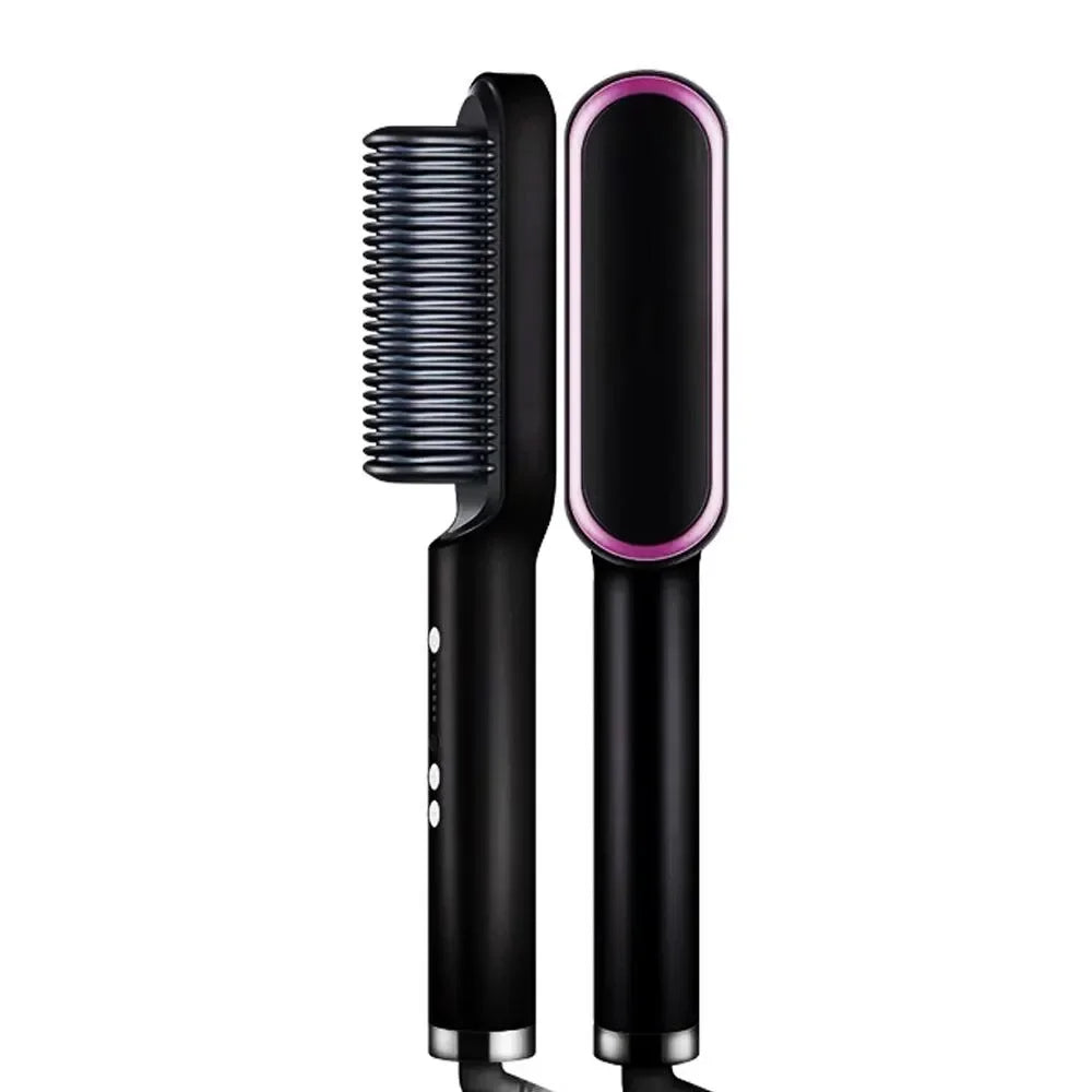 2-in-1 Hair Straightener Hot Comb