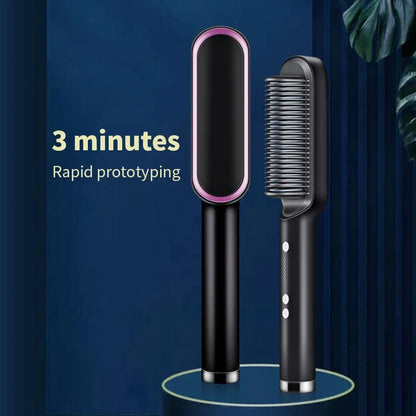 2-in-1 Hair Straightener Hot Comb
